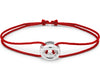 red interlaced cord bracelet le 3g